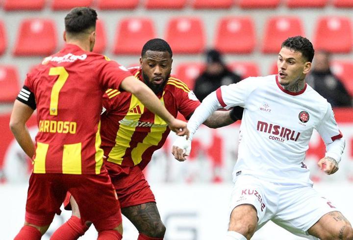 Kayserispor, kritik maçta Fatih Karagümrük’ü tek golle geçti