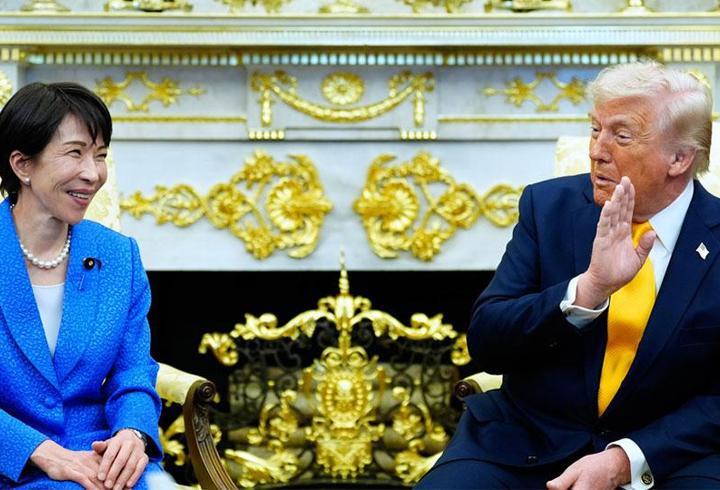 Trump'tan İran'a kara harekatı iddialarına yanıt! Japon heyetine yaptığı espri gündeme oturdu