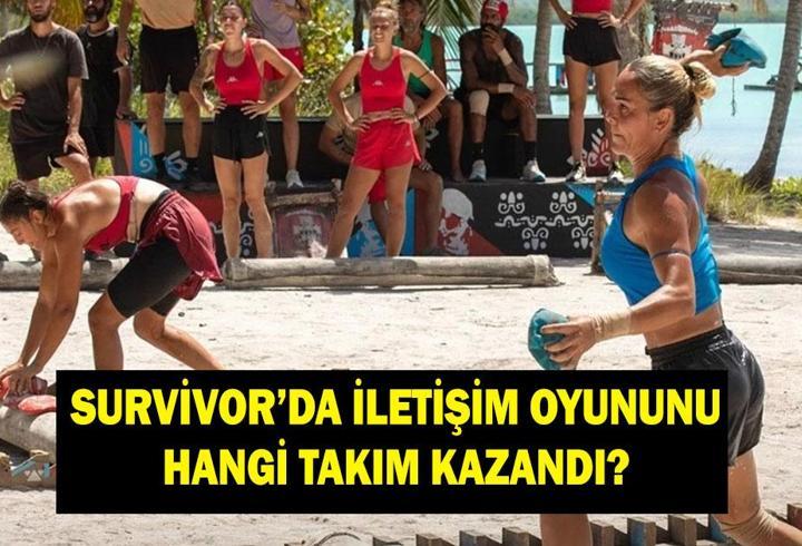 Survivor'da iletişim ödülünü hangi takım kazandı? 19 Mart Perşembe Survivor'da ödül oyununu kim kazandı?