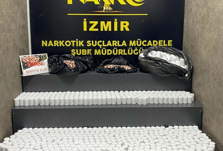 Otomobilde 84 bin sentetik ecza hap ele geçirildi