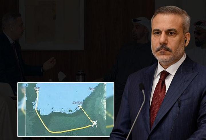 Dışişleri Bakanı Hakan Fidan'dan Körfez'de kritik barış turu: Uçağın rotası dikkat çekti