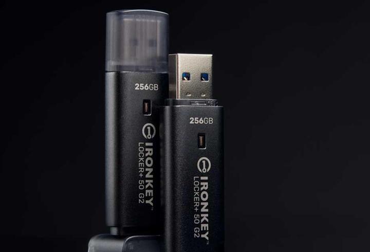 256-bit donanım tabanlı şifrelemeye sahip USB
