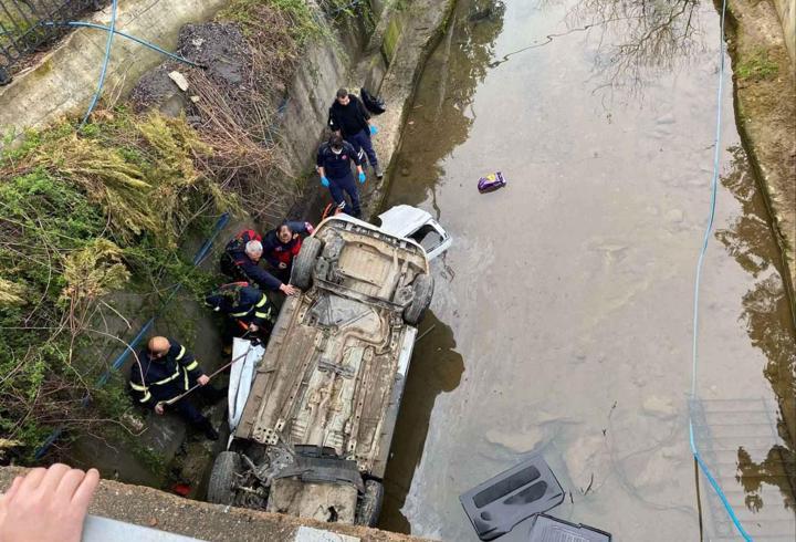 Giresun'da feci kaza! Araç dereye düştü: 3 can kaybı, 2 yaralı...