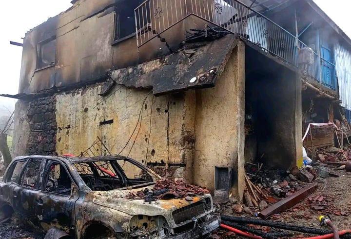 Ankara'da ev yangını; otomobil ve traktör kullanılmaz hale geldi