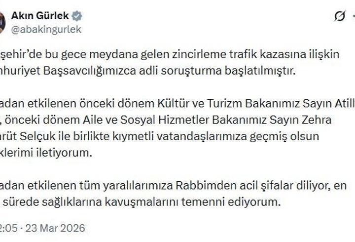 Eskişehir'de meydana gelen zincirleme trafik kazasına ilişkin soruşturma