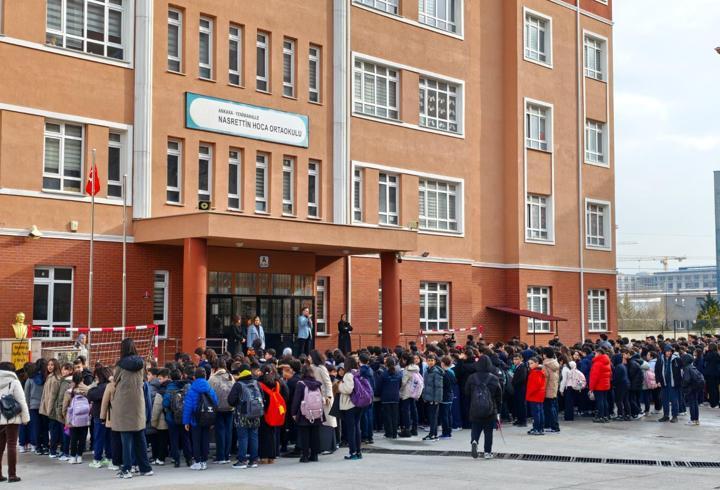 Ankara'da ara tatil sonrası ilk ders zili çaldı