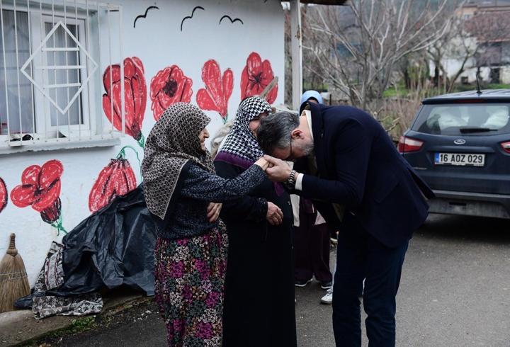 Kestel Belediye Başkanı bayramda kırsal mahalleleri ihmal etmedi