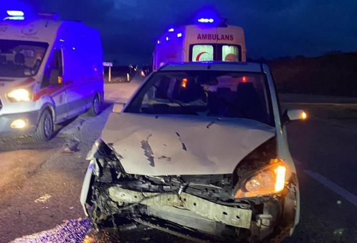 Aksaray’da 2 otomobil çarpıştı: 4 yaralı