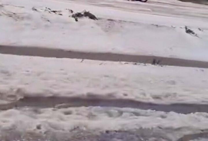 Muğla'da dolu yağışı