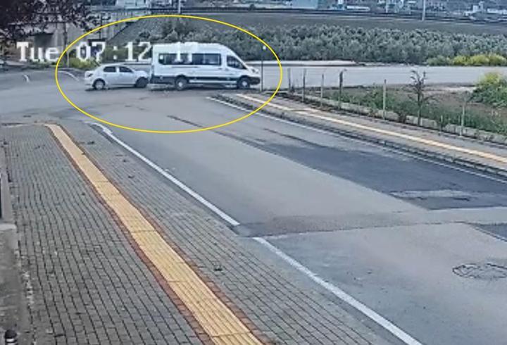 Osmaniye’de hızlı tren hattı alt geçit çıkışında kaza kamerada