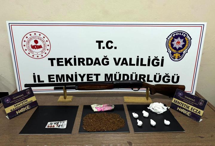 Tekirdağ'da uyuşturucu operasyonunda 10 tutuklama