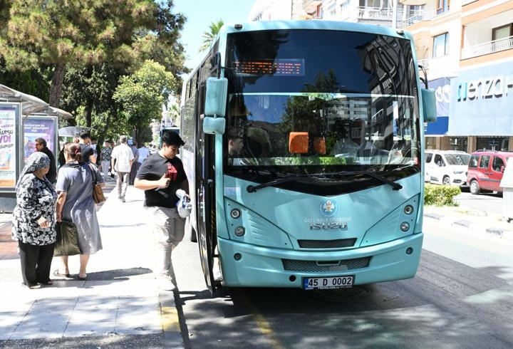 Manisa'da ücretsiz toplu taşımadan bayramda 175 bin kişi yararlandı