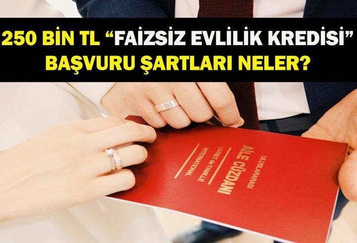 FAİZSİZ EVLİLİK KREDİSİ BAŞVURU EKRANI: 250 Bin TL Evlilik Kredisi Başvurusu Nasıl Yapılır? Kimler Yararlanabilecek? Yaş Sınırı Var Mı?