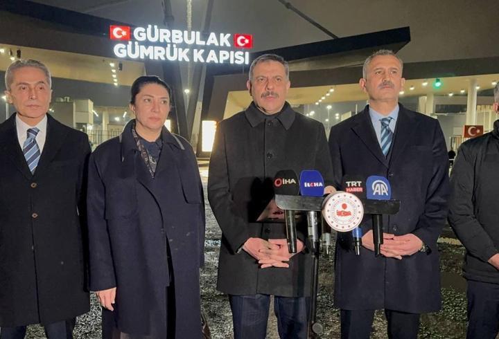 Bakan Çiftçi Gürbulak Sınır Kapısı’nda konuştu: Sınır hattında tüm tedbirler alındı