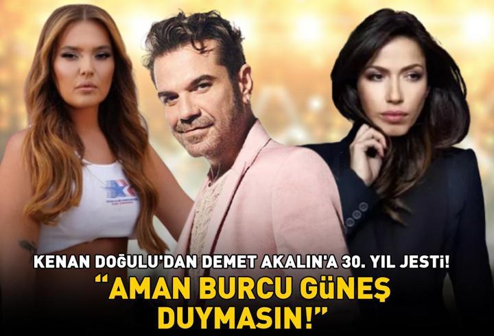 Kenan Doğulu’dan Demet Akalın’a 30. yıl jesti! Gören aynı yorumu yaptı: 'AMAN BURCU GÜNEŞ DUYMASIN!'