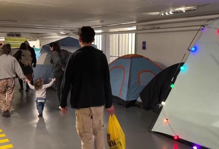 İşte İsraillilerin sığınaktaki yaşamı