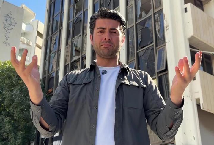 CNN TÜRK İran füzesinin düştüğü noktada