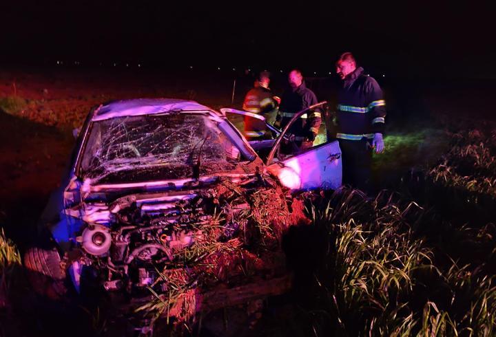 Otomobil tarlaya yuvarlandı: 1 ölü, 3 yaralı