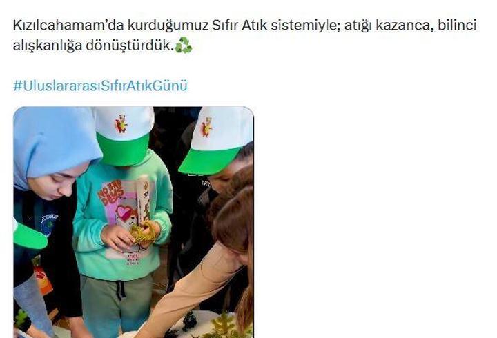 Bakan Kurum: 'Sıfır Atık' ile geri kazanım oranımızı yüzde 13’ten yüzde 37’nin üzerine çıkardık