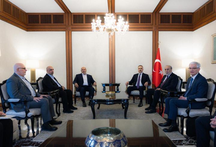 Bakan Fidan, Hamas heyetiyle bir araya geldi