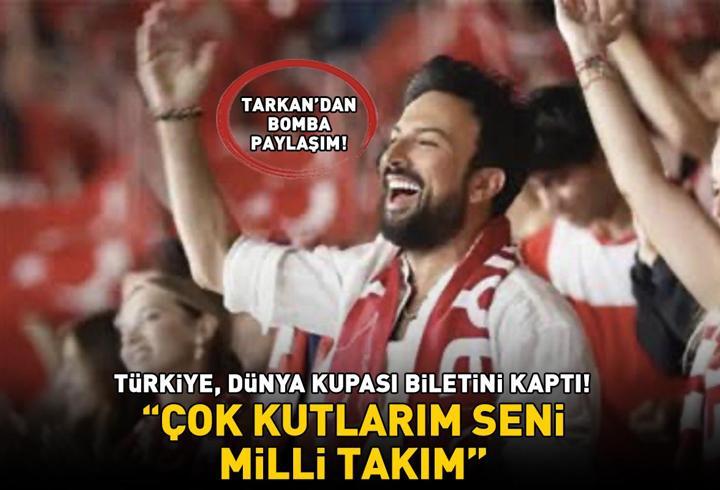 24 Yıllık Hasret Sona Erdi! Türkiye, Dünya Kupası Biletini Kaptı! Tarkan’dan Bomba Paylaşım: 'Çok Kutlarım Seni Milli Takım'