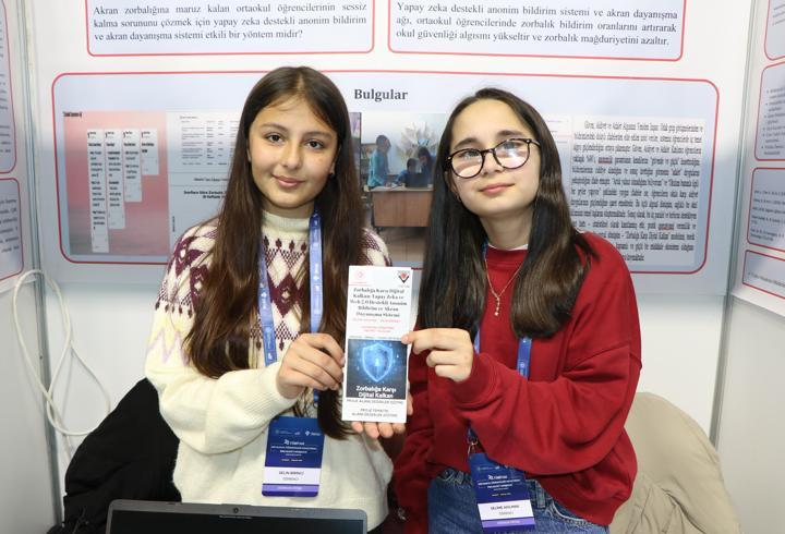 Ortaokul öğrencilerinden ‘zorbalığa karşı dijital kalkan’