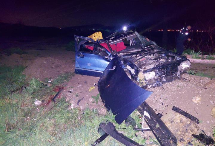 Manisa’da otomobil şarampole devrildi: 1 ölü, 1 yaralı