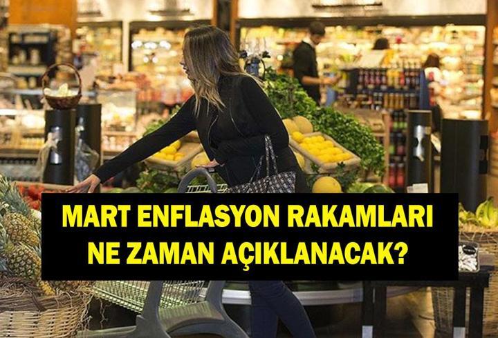 MART AYI ENFLASYON ORANI NE ZAMAN AÇIKLANACAK? TÜİK Mart ayı enflasyonunu ne zaman açıklayacak? Mart ayı enflasyon beklentisi nedir?