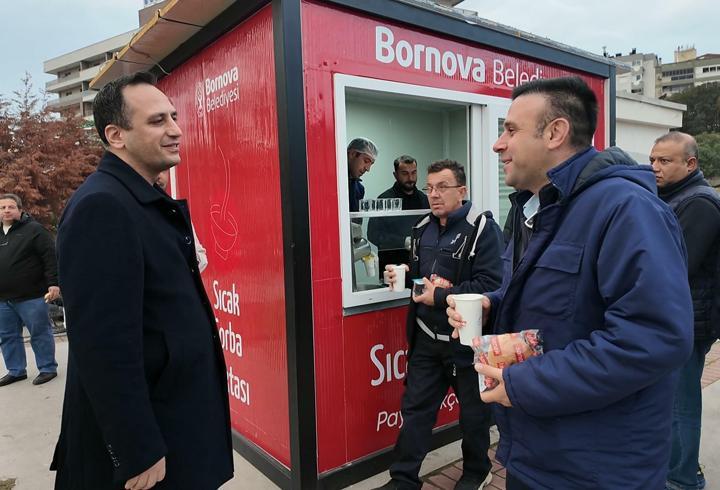 Çorba ikramı Manisa yoluna ulaştı