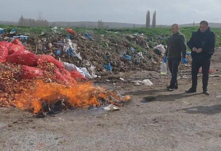 Çorum’da kaçak sigara ve el yapımı alkol imha edildi