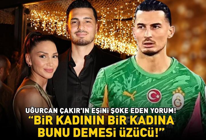 Trabzonspor - Galatasaray maçı öncesi şoke eden mesaj! Uğurcan Çakır'ın eşinden sert tepki: 'Bir kadının bir kadına bunu demesi çok üzücü'