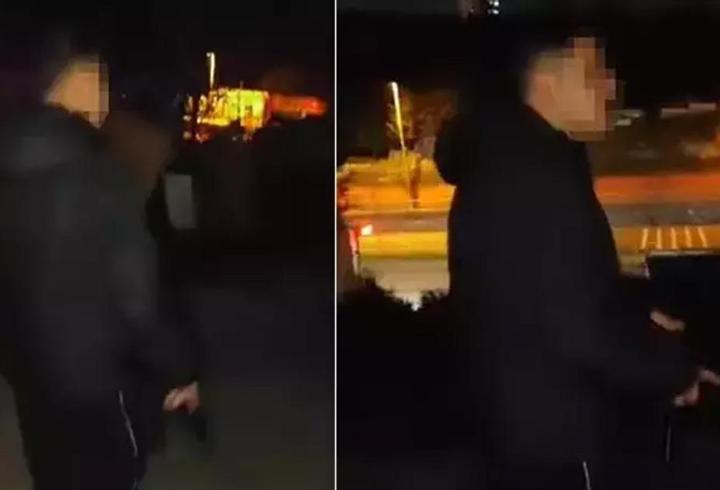 Küçükçekmece'de pes dedirten görüntü! Uzun namlulu silahla sokak sokak gezdi