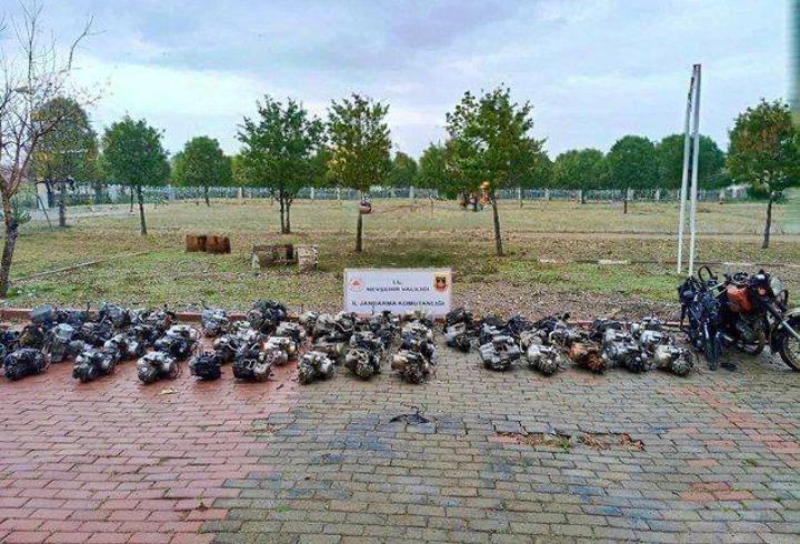 Nevşehir’de motosikletlerin şase numaralarını kazıyan 2 şüpheli yakalandı