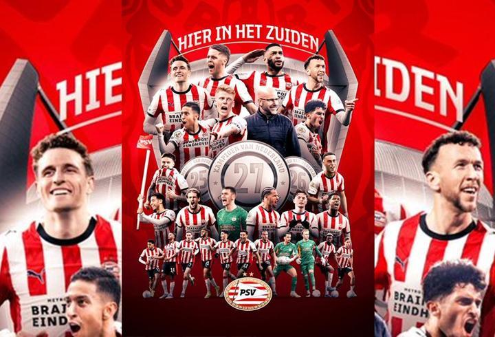 Hollanda’da şampiyon PSV