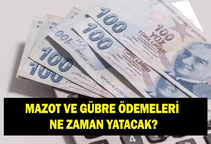 MAZOT GÜBRE DESTEĞİ ÖDEME TARİHİ NİSAN 2026: Mazot ve gübre desteği ne zaman yatacak? Tarımsal destek ödemeleri yattı mı? Çiftçi destek ödemesi sorgulama ekranı