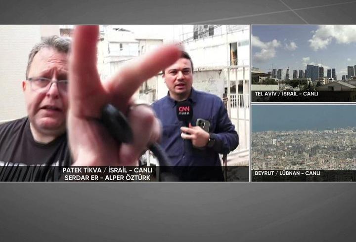 İsraillilerden CNN TÜRK'e müdahale! İşte o anlar...