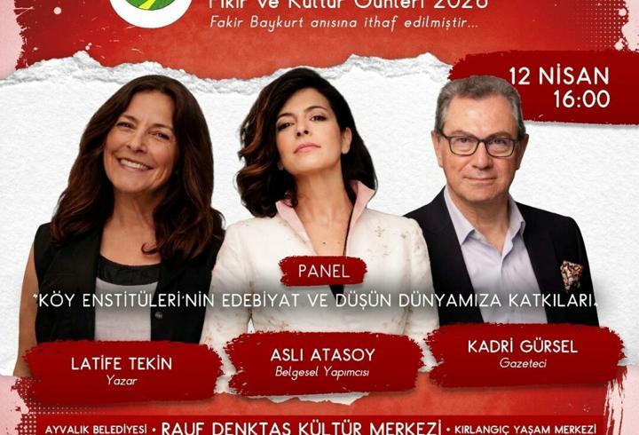 Ayvalık, Köy Enstitüleri Fikir ve Kültür Günleri’nin 6’ncısına ev sahipliği yapacak