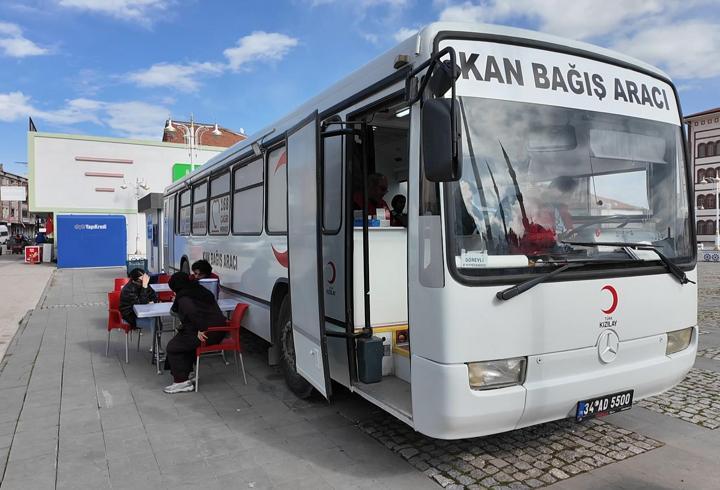 Şarkışla'da Kızılay'dan kan bağışı kampanyası