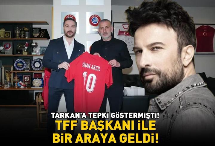Milli Takım için yeni marş heyecanı! Tarkan'a tepki göstermişti! Sinan Akçıl'dan TFF Başkanı İbrahim Ethem Hacıosmanoğlu'na ziyaret