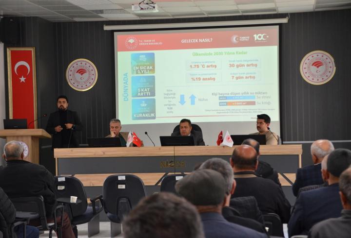 Niğde’de su verimliliği masaya yatırıldı