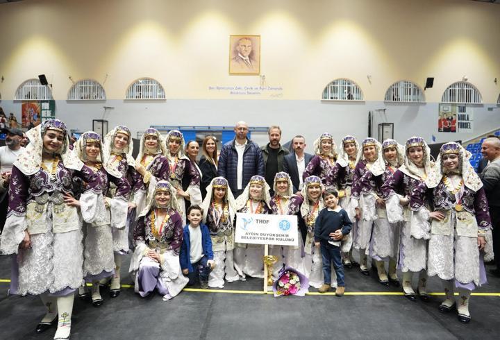 Aydın Büyükşehir Belediyespor'dan halk oyunlarında birincilik