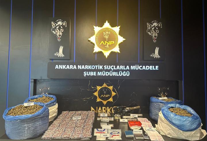 Ankara'da uyuşturucu operasyonları: 41 tutuklama