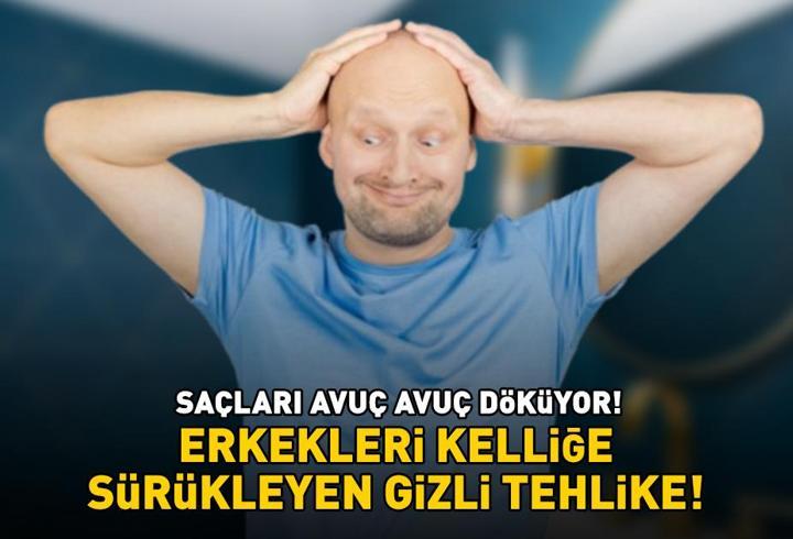 Erkekleri kelliğe sürükleyen gizli tehlike! Herkes içiyor ama sonuç felaket: 'Saçları avuç avuç döküyor'