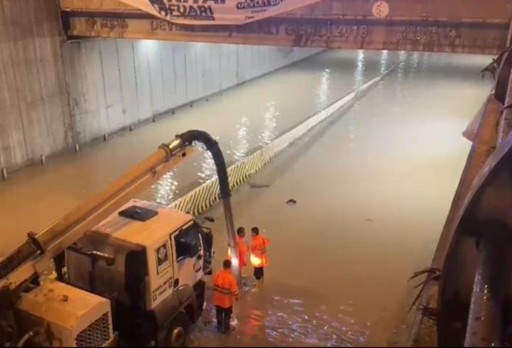 Osmaniye’de sağanak yağış etkili oldu