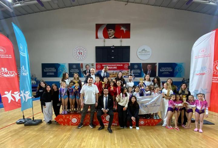 Okul Sporları Jimnastik Müsabakaları tamamlandı