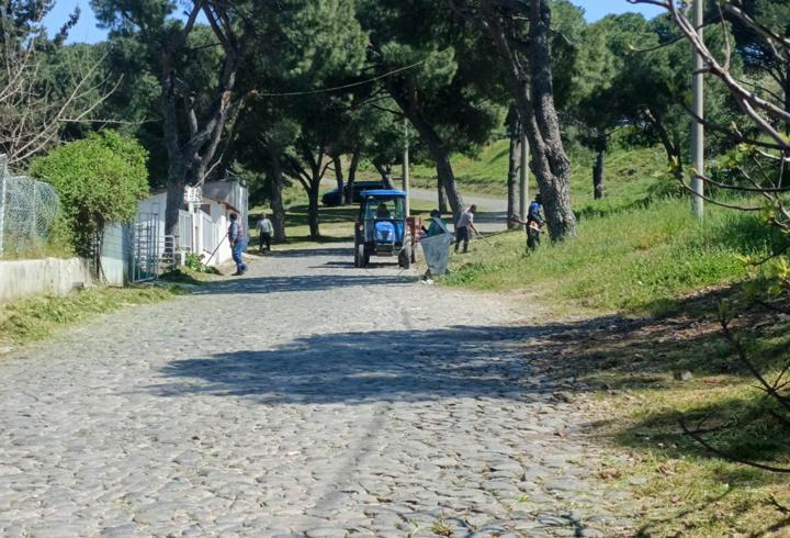 Atatürk'ün Ayvalık'ta yürüdüğü yollar 13 Nisan için hazırlandı