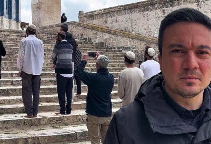 CNN TÜRK görüntüledi: Mescid-i Aksa'da İsrail Provokasyonu