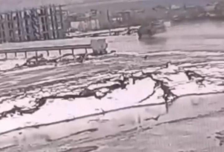 Bitlis'te otomobilin takla attığı kaza kamerada