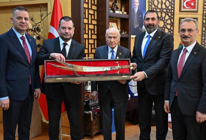 Ertuğrul Doğan’dan Bahçeli’ye ziyaret