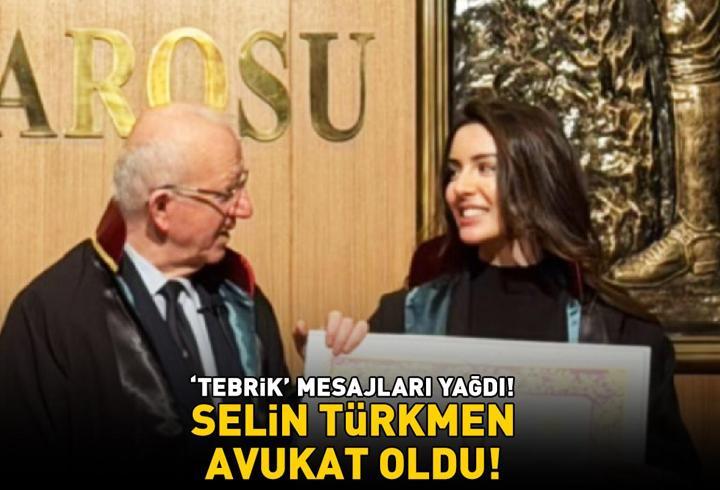 TEBRİK MESAJLARI YAĞDI! Kızılcık Şerbeti'nin Çimen'i Selin Türkmen avukat oldu